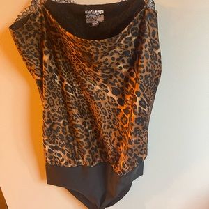 Cami Leopard Bodysuit